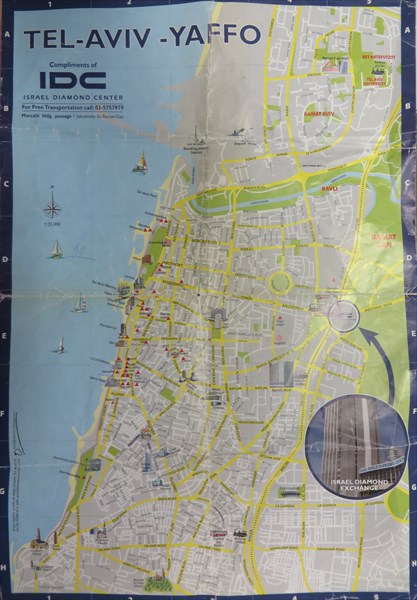 058-Карта Тель-Авива